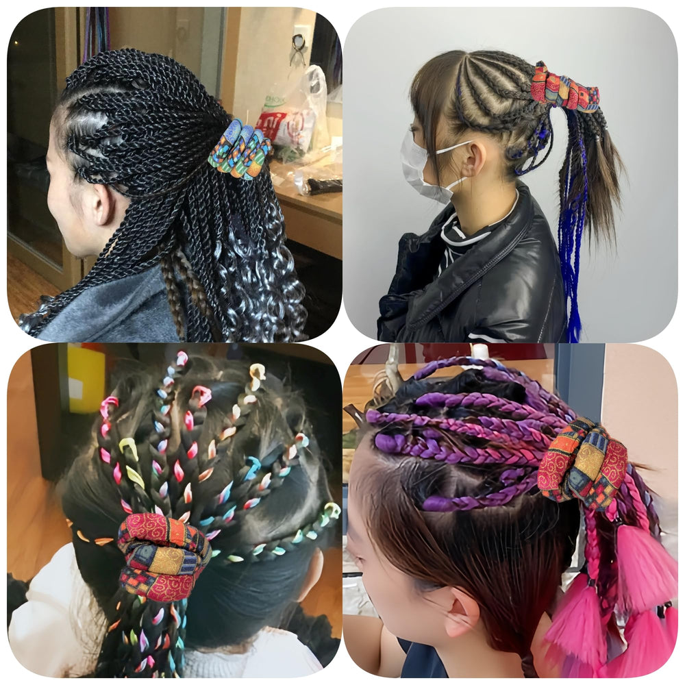 KATOCHUG Spiral Lock Hair Tie wrapped around the wrist for a convenient, stylish accessory