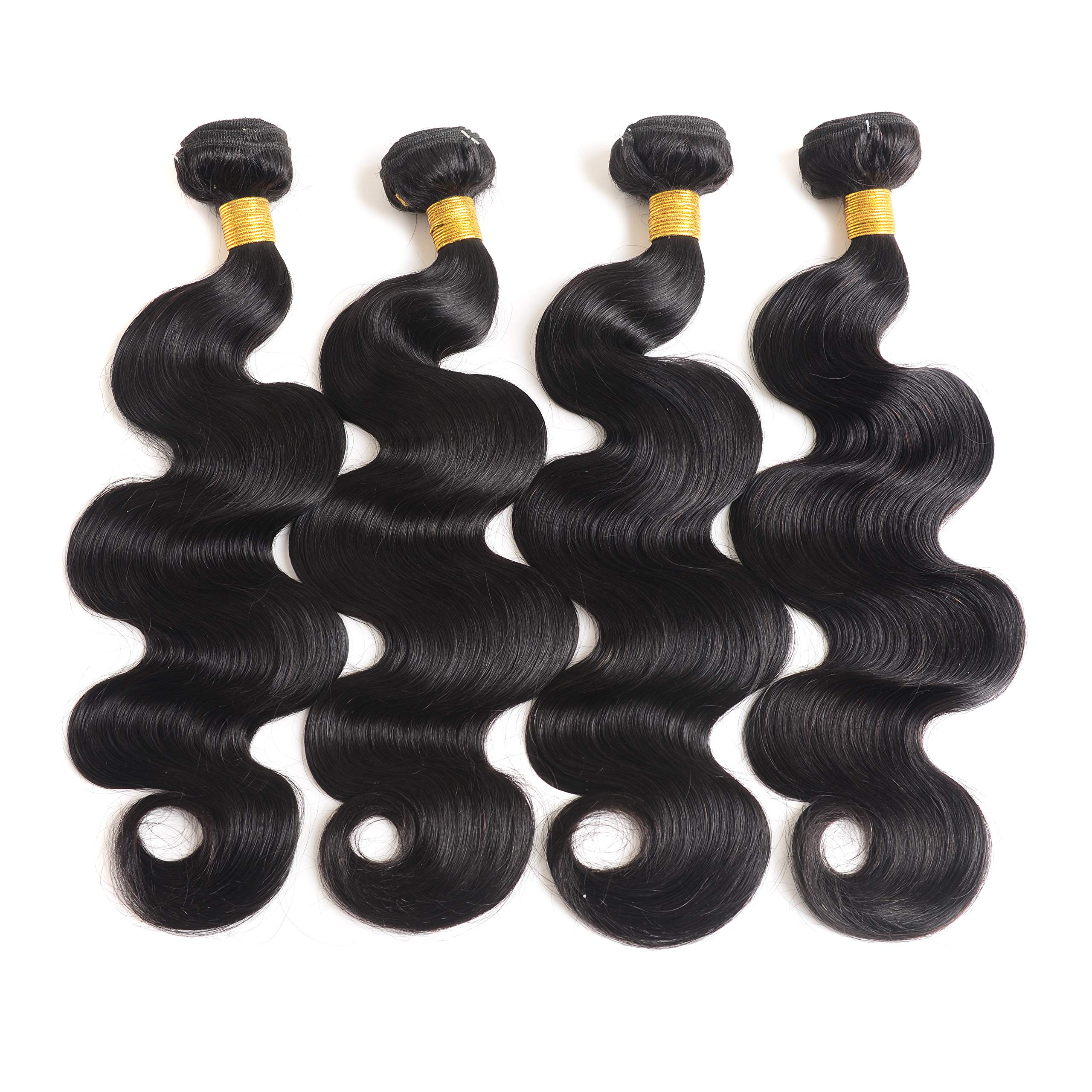 Katspon natural black 12A bundle close-up highlights glossy color and cuticle alignment