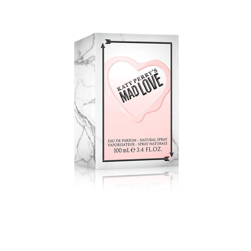 Katy Perry Mad Love packaging box emphasizes gift-ready presentation