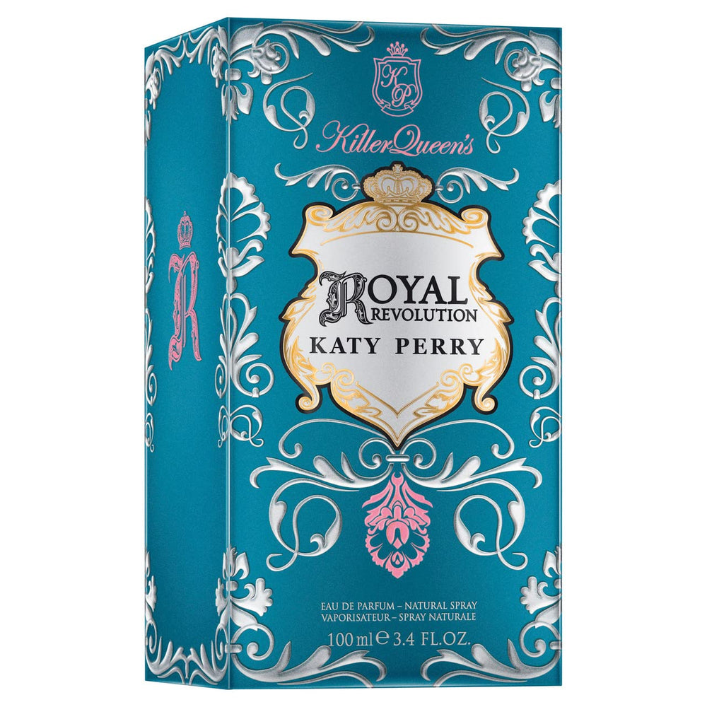 Katy Perry Royal Revolution lifestyle vanity shot suggests confident, feminine mood.