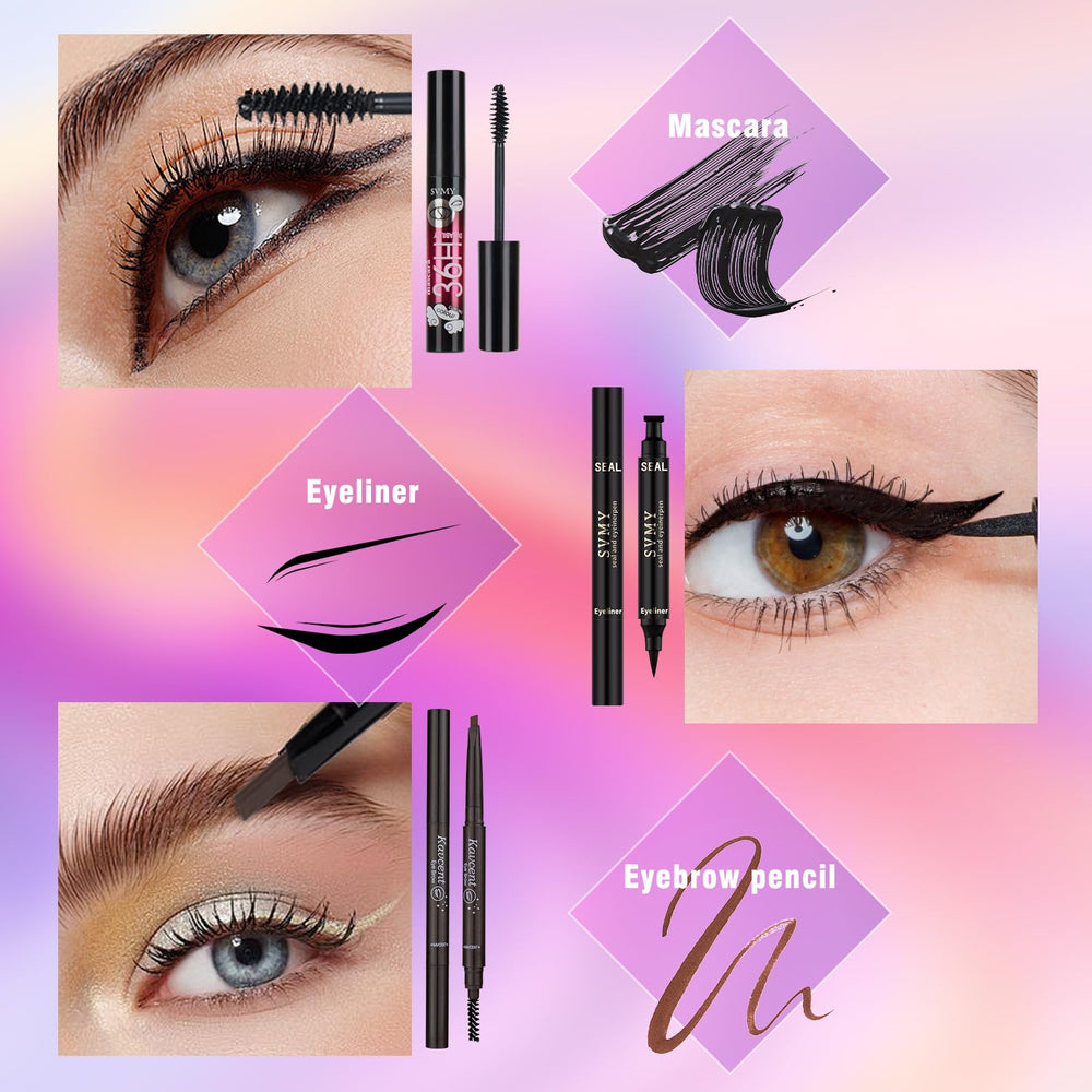 KAVCENT makeup brushes set for beginner-friendly application.