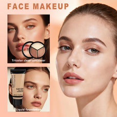 KAVCENT liquid foundation concealer delivers smooth coverage for an even complexion