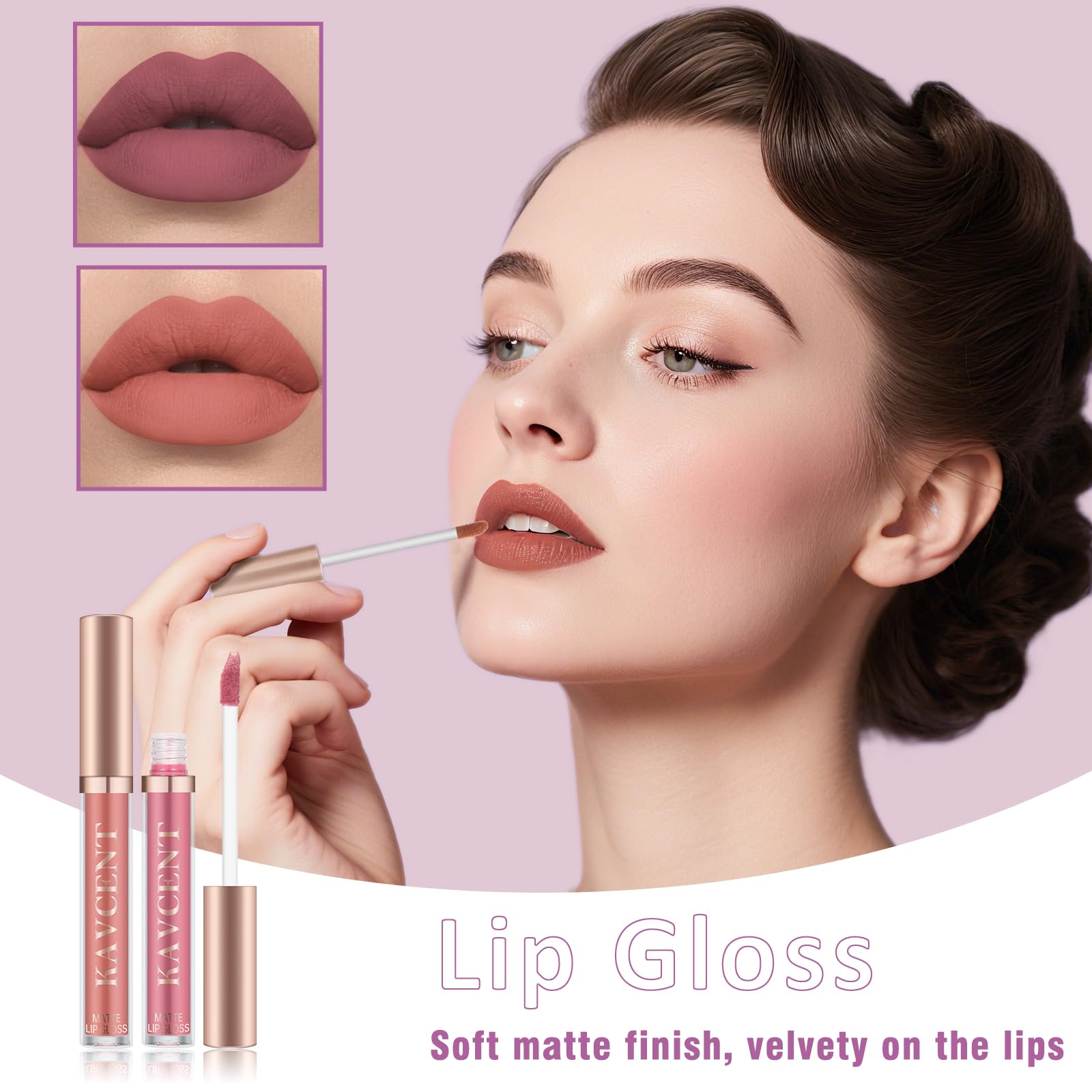KAVCENT makeup kit brow-pencil-eyeliner-stroke reveals precise lines and natural brow definition