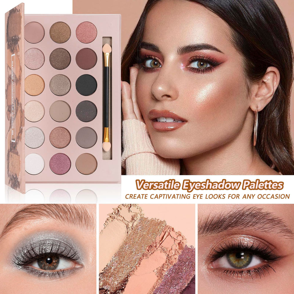 KAVCENT makeup kit eyeliner and mascara for defined eyes and enhanced lashes.