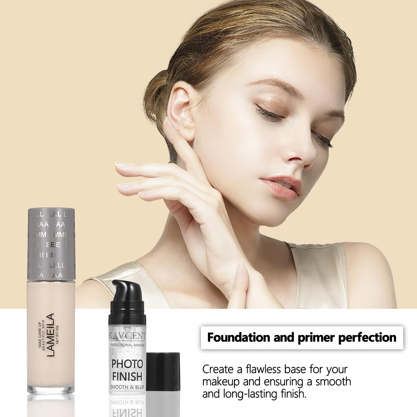 KAVCENT makeup set concealer contour options for contouring and brightening