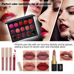 KAVCENT makeup set lipstick palette with creamy shades for lips