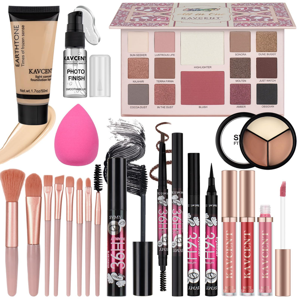 KAVCENT makeup set teens palette offers vibrant colors with easy blending for daily looks