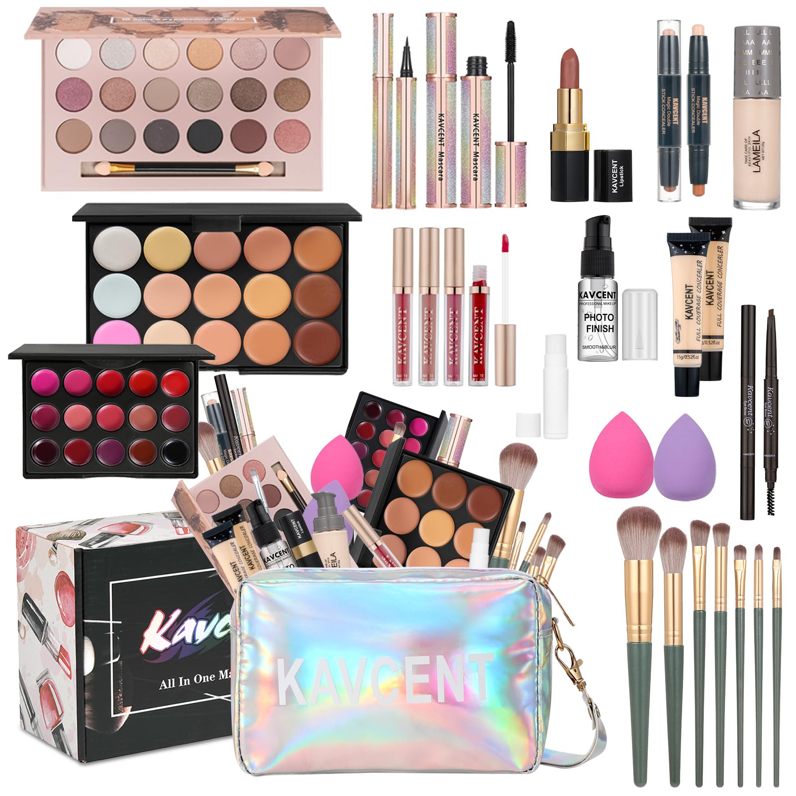 KAVCENT makeup set teens palette for everyday looks and experimentation