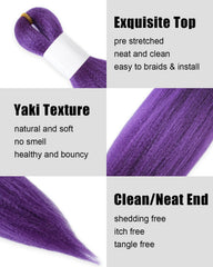 KAVSORAPI yaki texture for natural-look braids that blend with your hair.