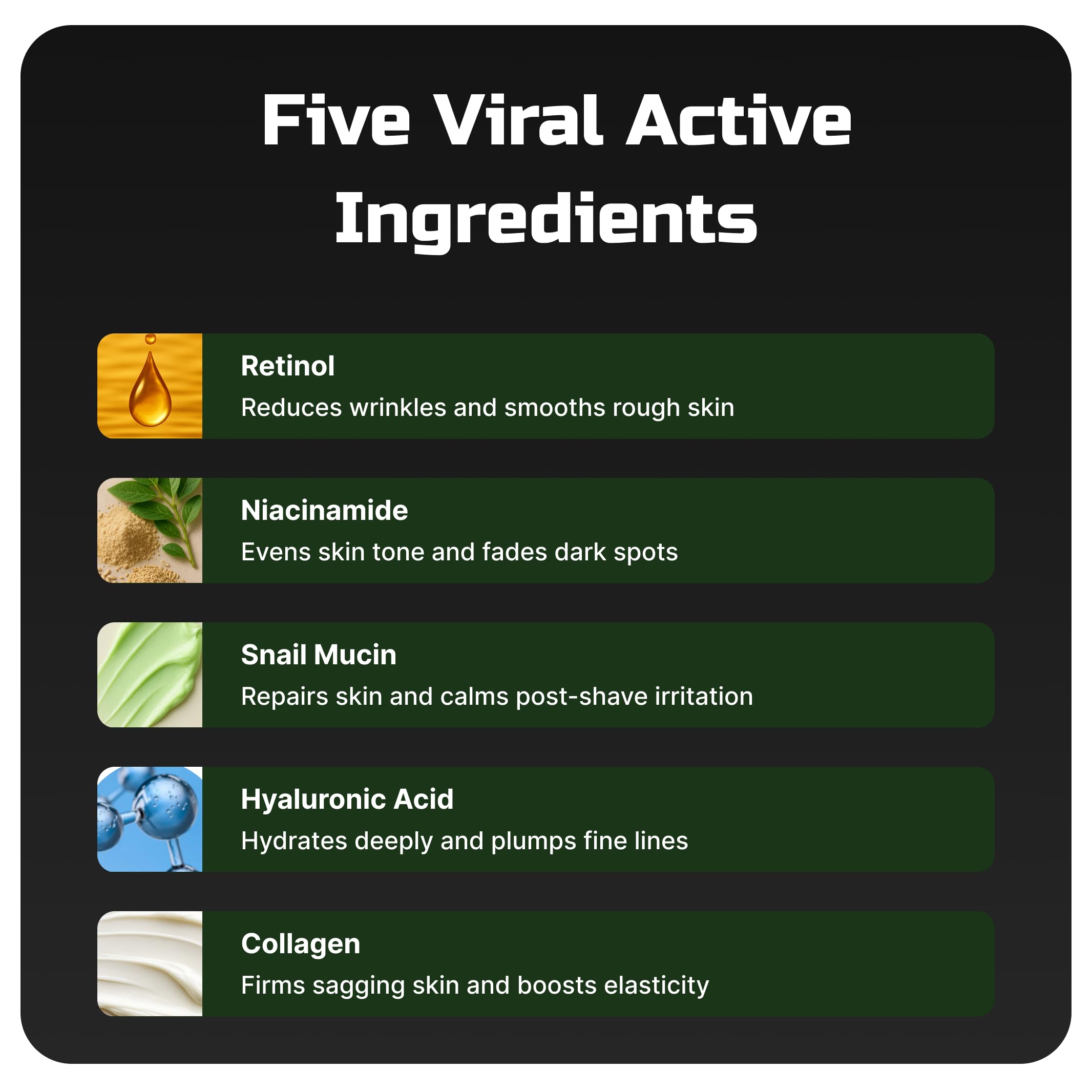 Kawala mens face wipes ingredients label highlights witch hazel and tea tree for refreshing skin