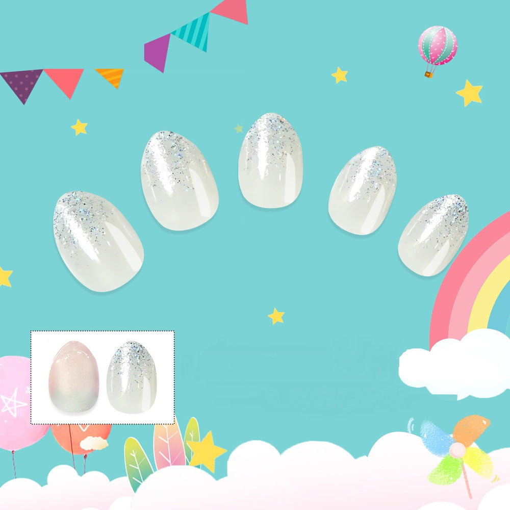 Kawyehu almond designs French cat eye nude options.