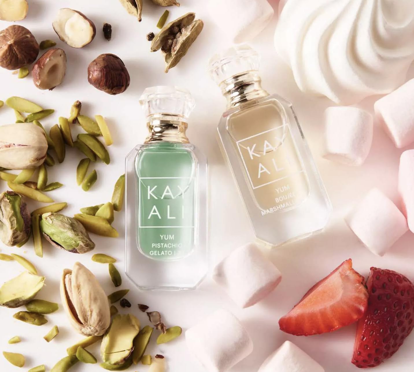 KAYALI Mini Yum duo packaging—collectible presentation for gifting or personal mini fragrance collection