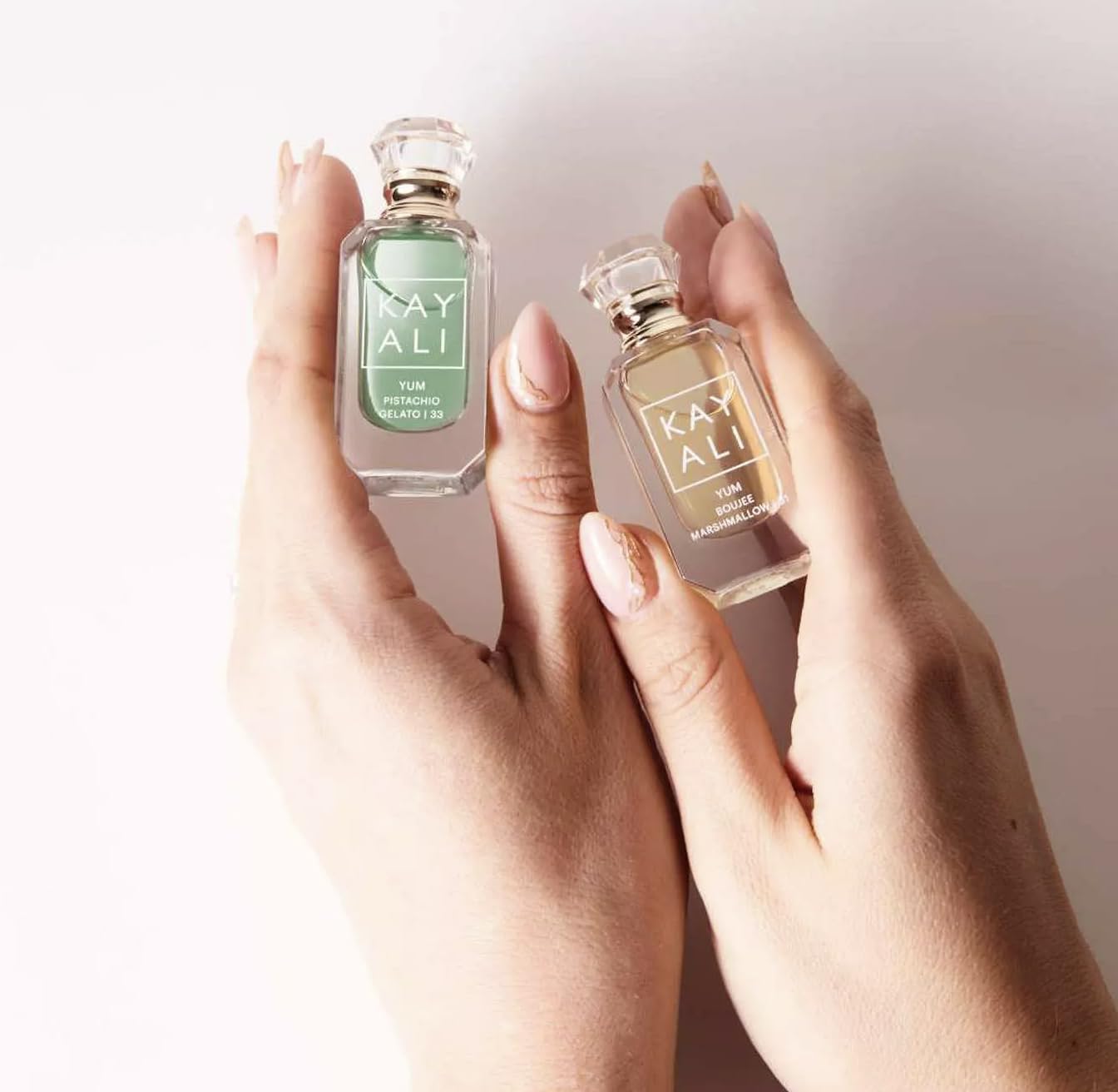 KAYALI Yum Boujee Marshmallow 5ml bottle—on the go sweetness in a purse-friendly size