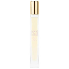 KAYALI Yum Boujee Marshmallow 81 travel spray, portable luxury fragrance for on-the-go use.