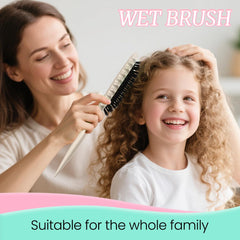 Kazunark boar bristle construction for natural curl shaping and even oil distribution.