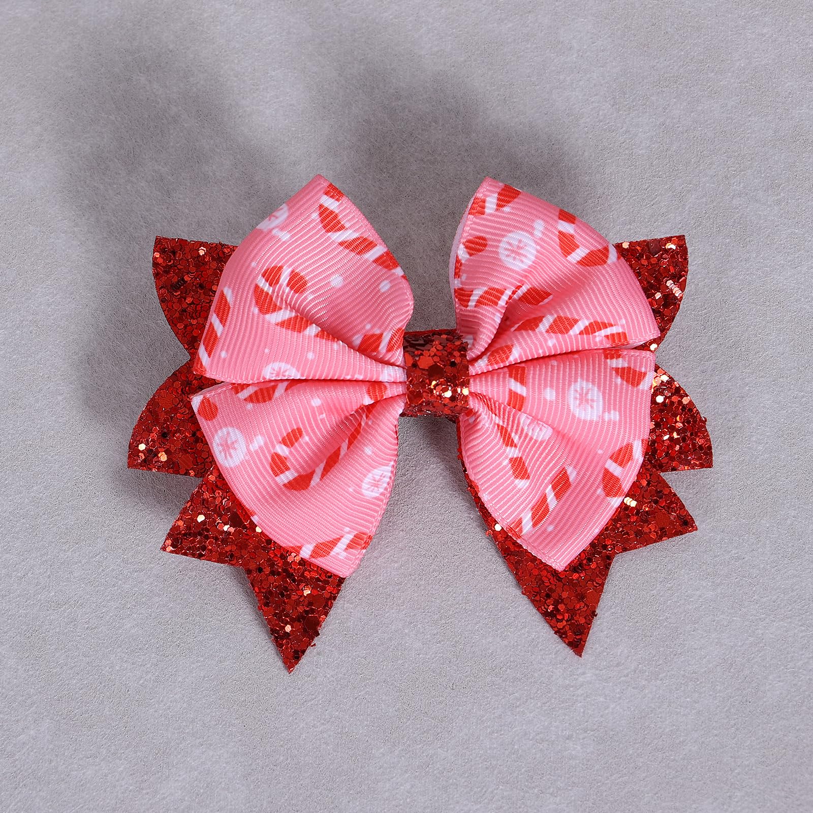 KCHIES holiday-style setup with bow suggests coordinated sisters or family looks.