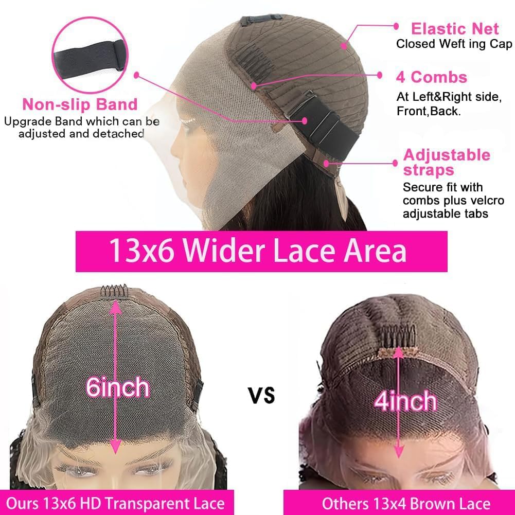 Kdmidun glueless cap with adjustable straps ensures secure, comfortable fit.