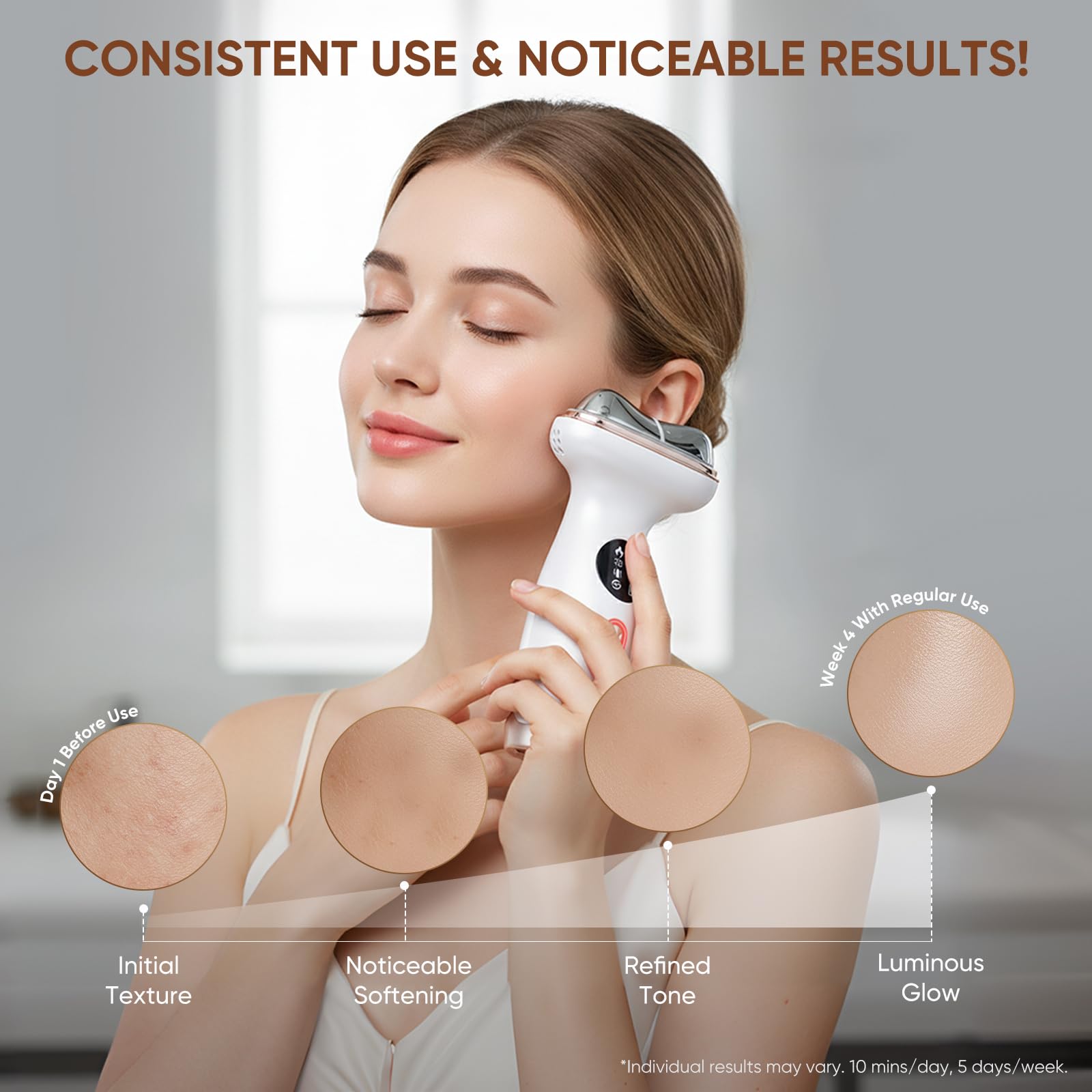Kdune cooling gua sha tool helps reduce puffiness and smooth skin after use.