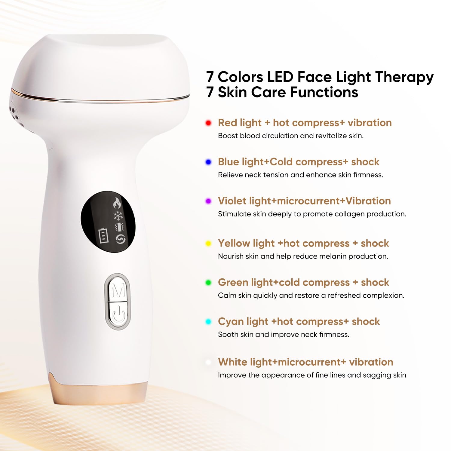 Kdune LED red light therapy panel demonstrates skin rejuvenation benefits and soothing therapy for glow.