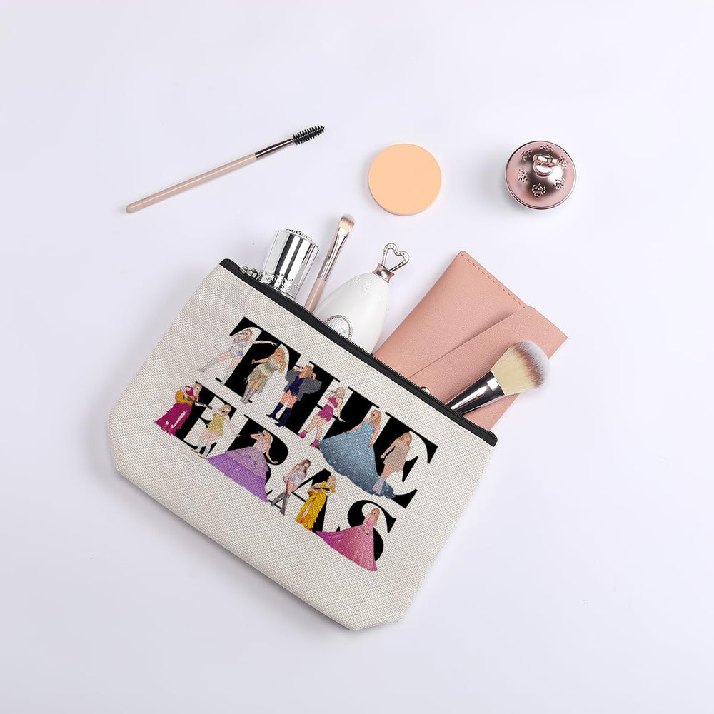 kdxpbpz Singer Makeup Bag travel-size design fits purses and backpacks.
