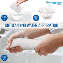Keepoz 100-percent cotton fabric highlights durability and skin-friendly softness.
