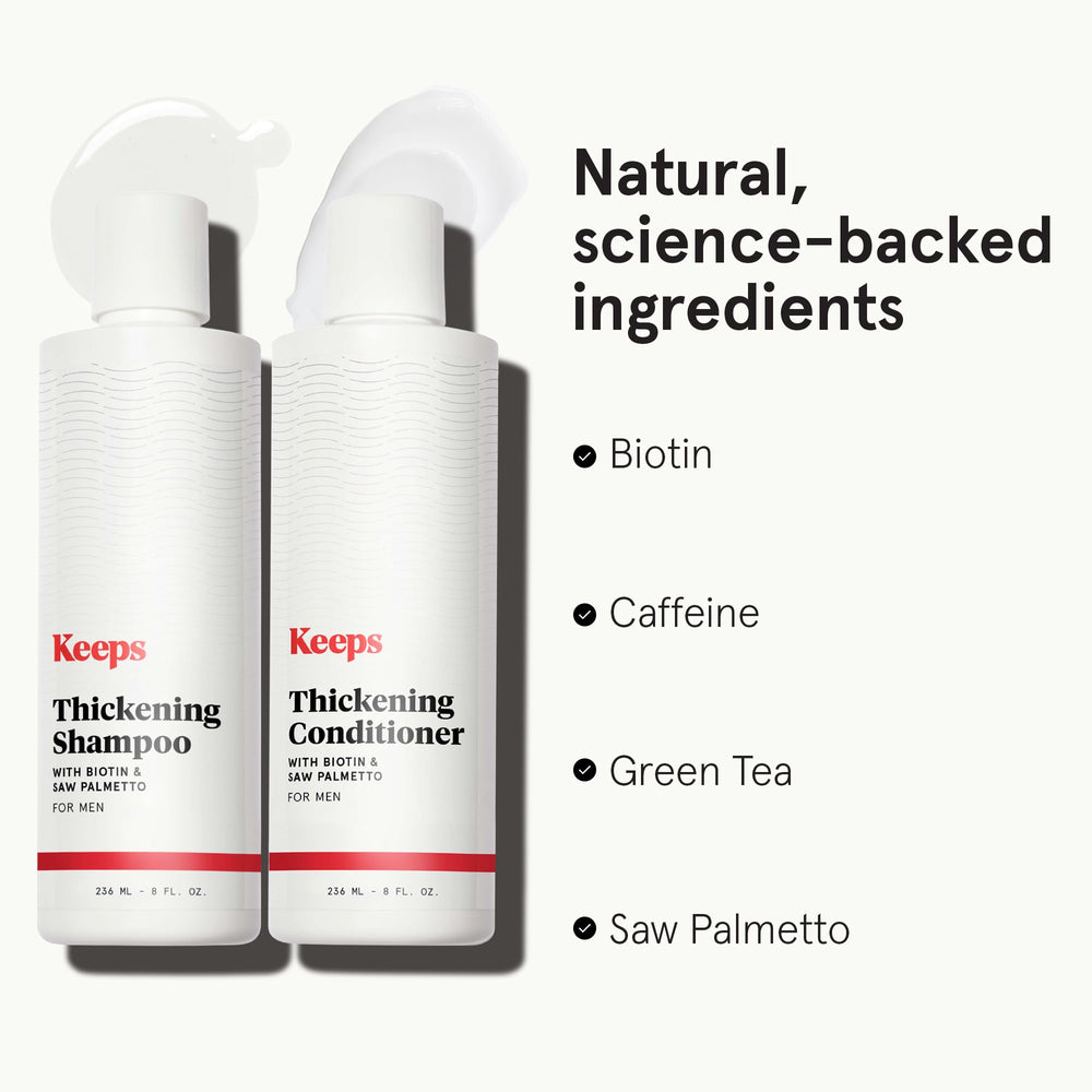 Keeps green tea saw palmetto ingredients close-up—gentle formula for everyday use.