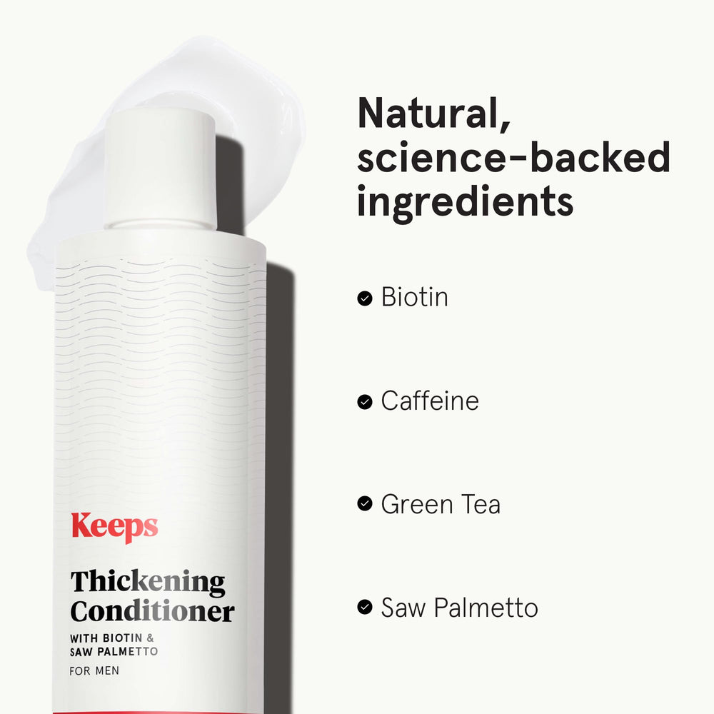 keeps thickening conditioner being applied to hair for smoother strands