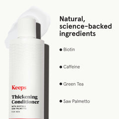 keeps thickening conditioner being applied to hair for smoother strands