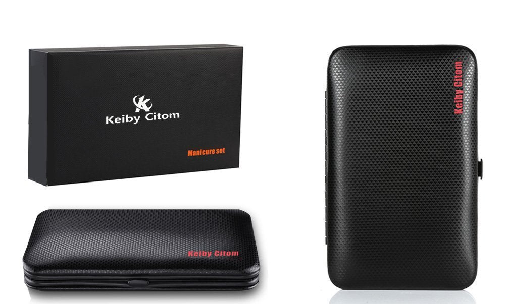 Keiby Citom manicure-pedicure tools in black steel deliver durable precision