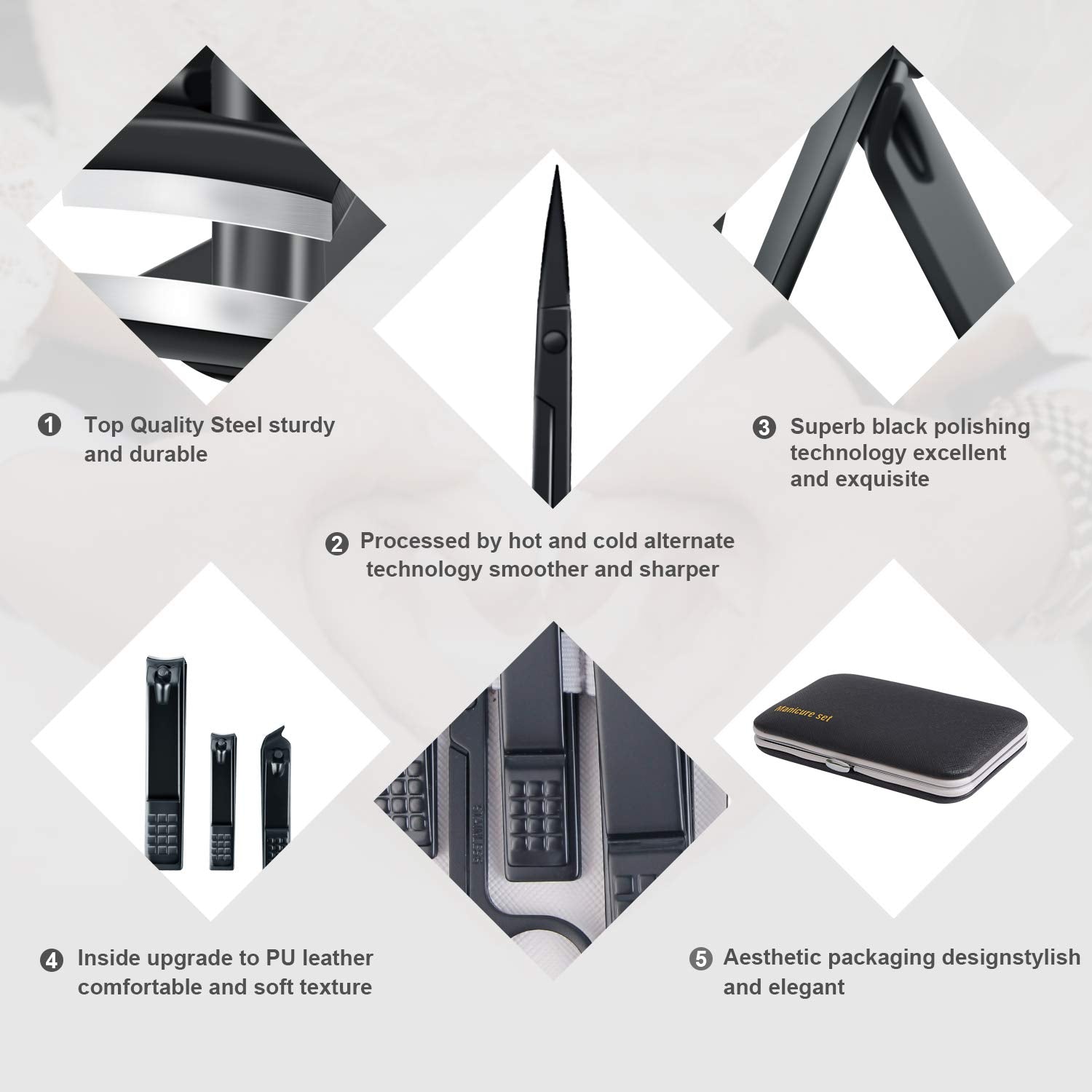 Keiby Citom travel case with black textured cover for on-the-go