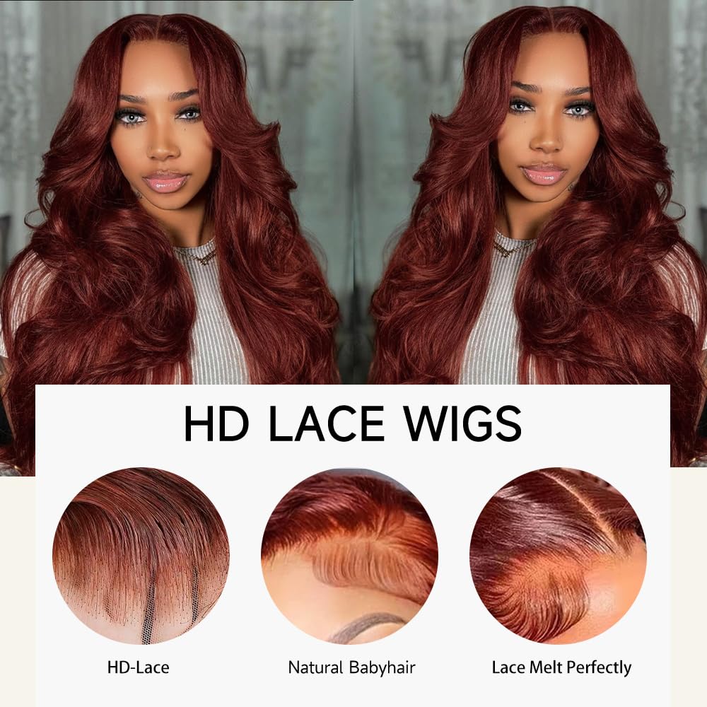 KEKEYY 200-density body-wave wig offers fullness and bounce for dramatic everyday styles.