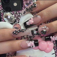 Charm de uñas Kelbbo fácil de aplicar con pinzas para toque personalizado
