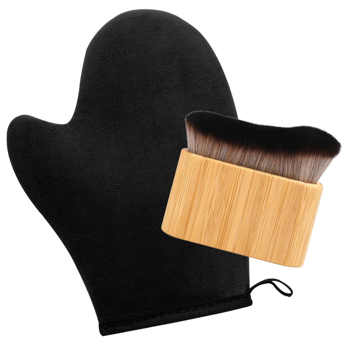 KELILO self-tanning mitt application glove for even blend and stain-free palms.