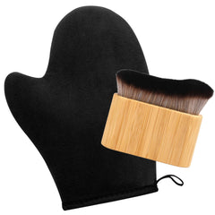 KELILO self-tanning mitt application glove for even blend and stain-free palms.