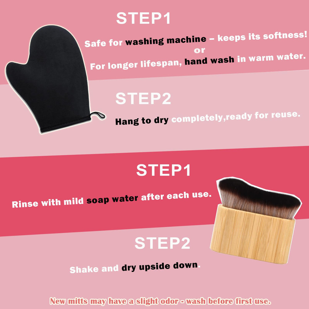 KELILO two-pack self-tanning kit for complete body and facial application.