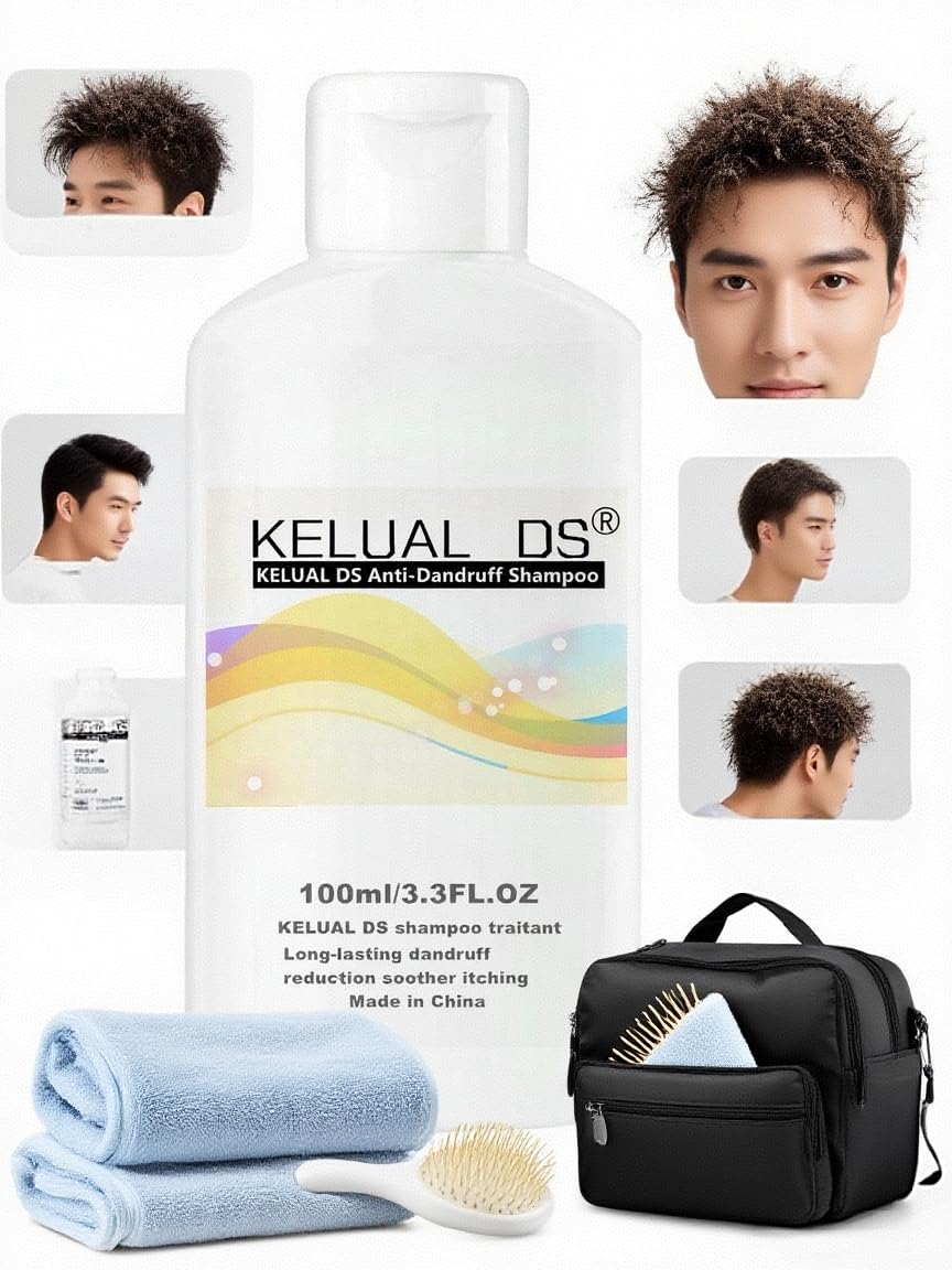Kelual DS lather rinse action shows a refreshing wash that supports scalp comfort.