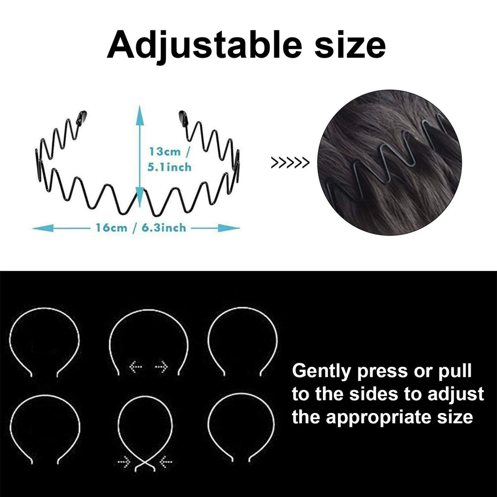 Kelubatu headbands end caps non-slip close-up highlighting scalp-friendly protection