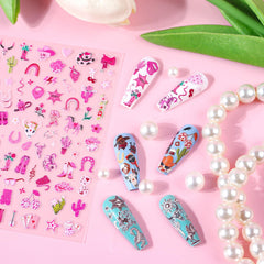 Keluna Western Nail Stickers horseshoes design for chic ranch-inspired nail art.