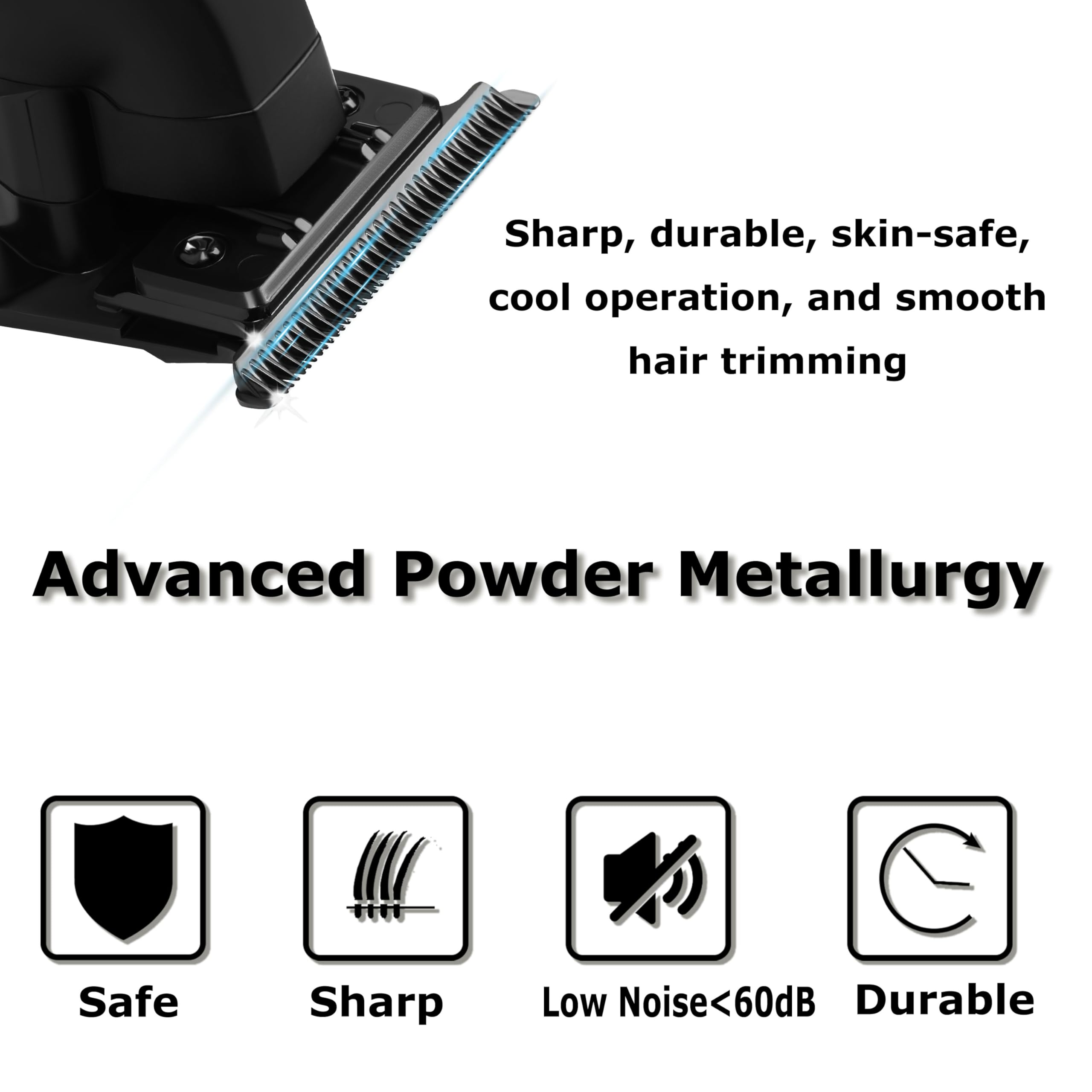 KEMEI 2299 cordless operation enables flexible grooming on the go