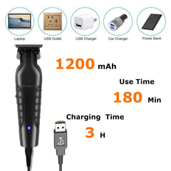 KEMEI 2299 high-capacity battery provides long run time between charges