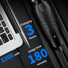 KEMEI 2299 Trimmer cordless design enables flexible grooming anywhere.