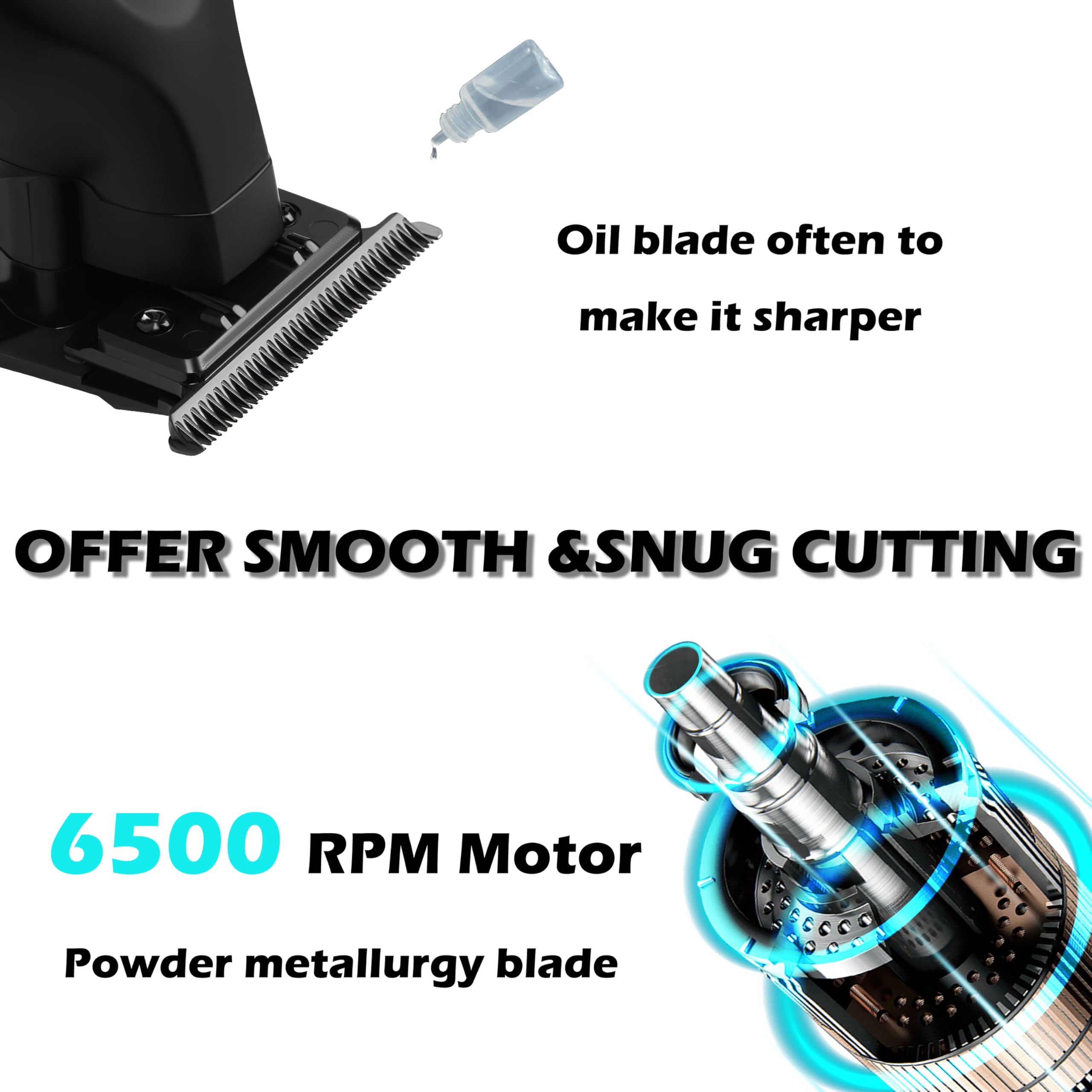 KEMEI 2299 zero gapped T-blade delivers ultra-close trims with control