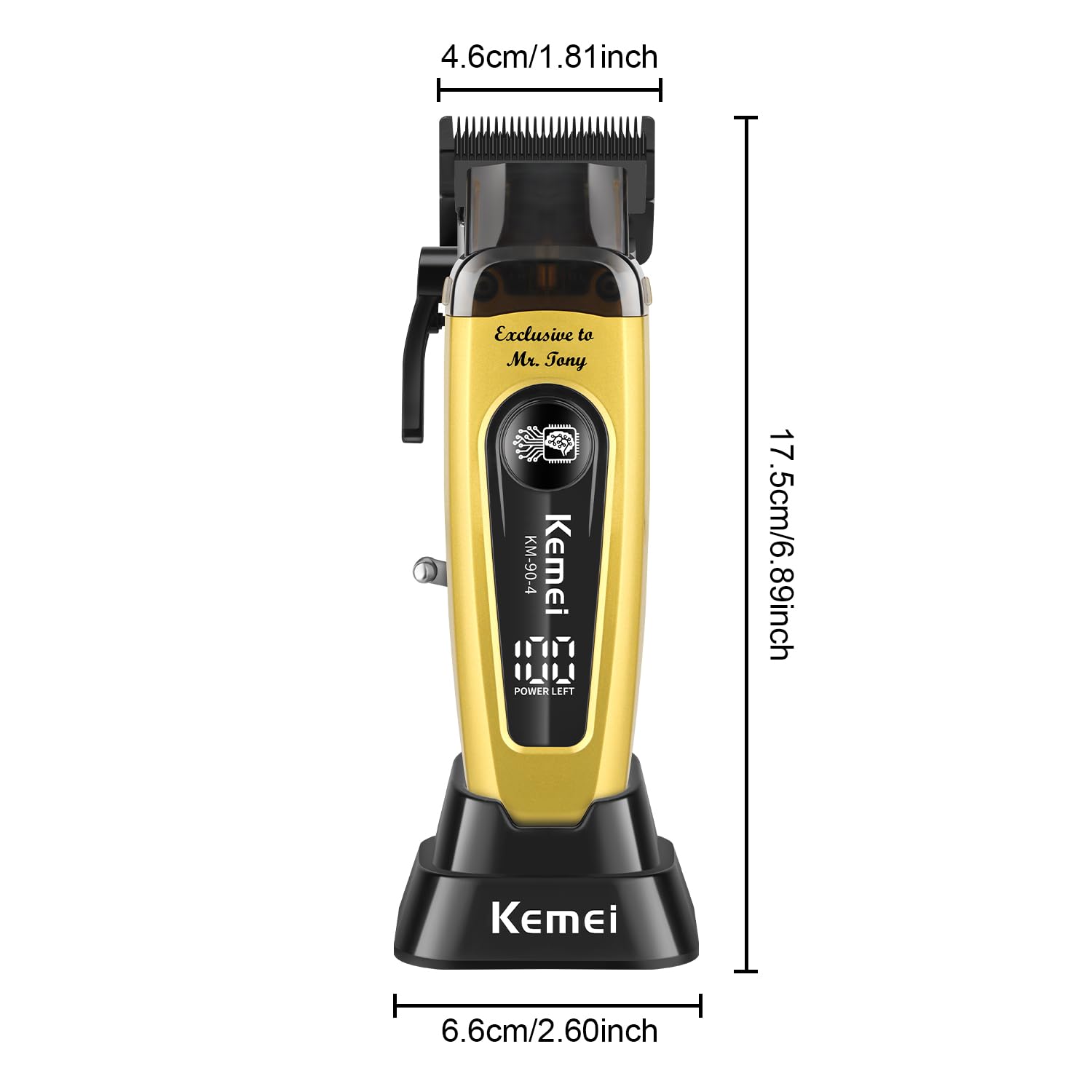 KEMEI KM-90-4 Pro gift-pack image highlights ideal gift for men on special occasions.
