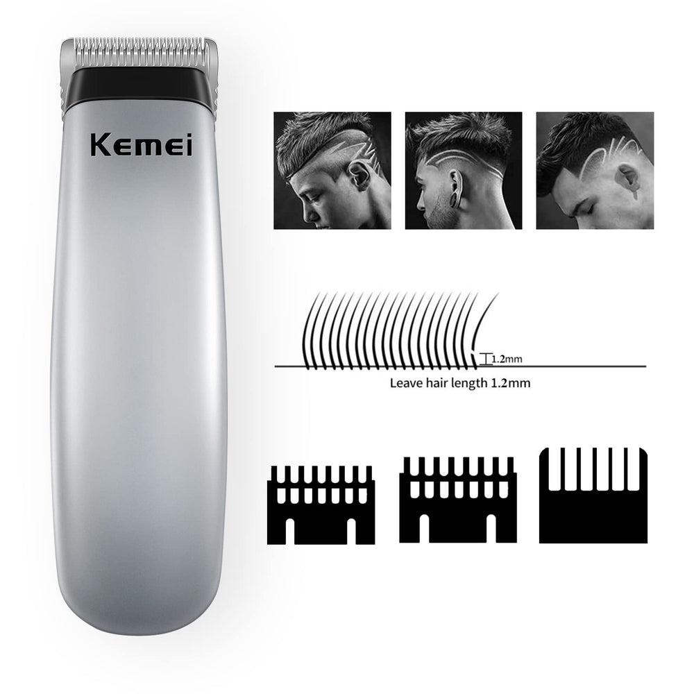 KEMEI mini-clippers stainless steel blades deliver sharp, durable cutting performance.