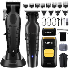 KEMEI pro hair clipper 2296 for precise at-home grooming with long-lasting cordless power