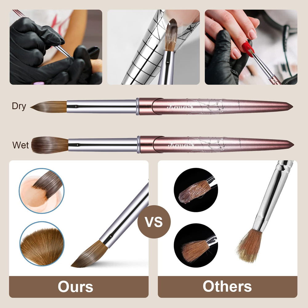 KEMEISI ergonomic handle for comfortable grip during long manicures.