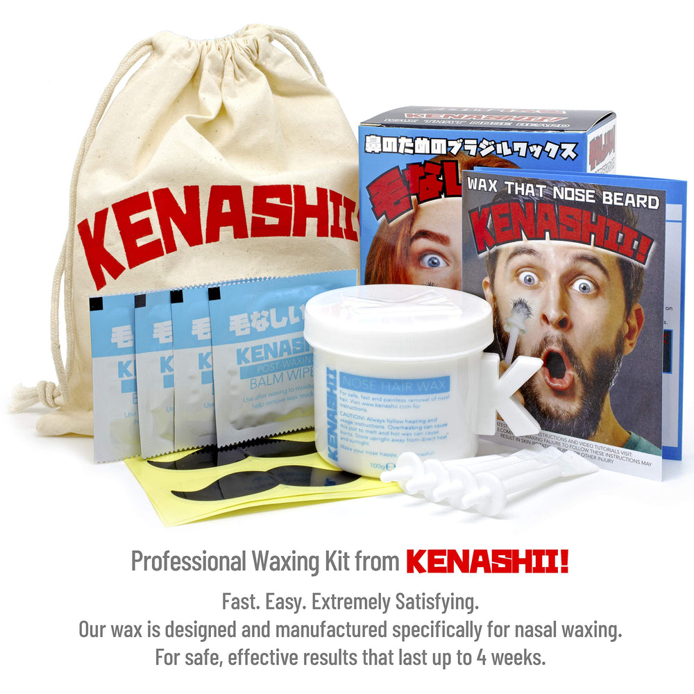 KENASHII nose wax kit usage – simple at-home waxing steps