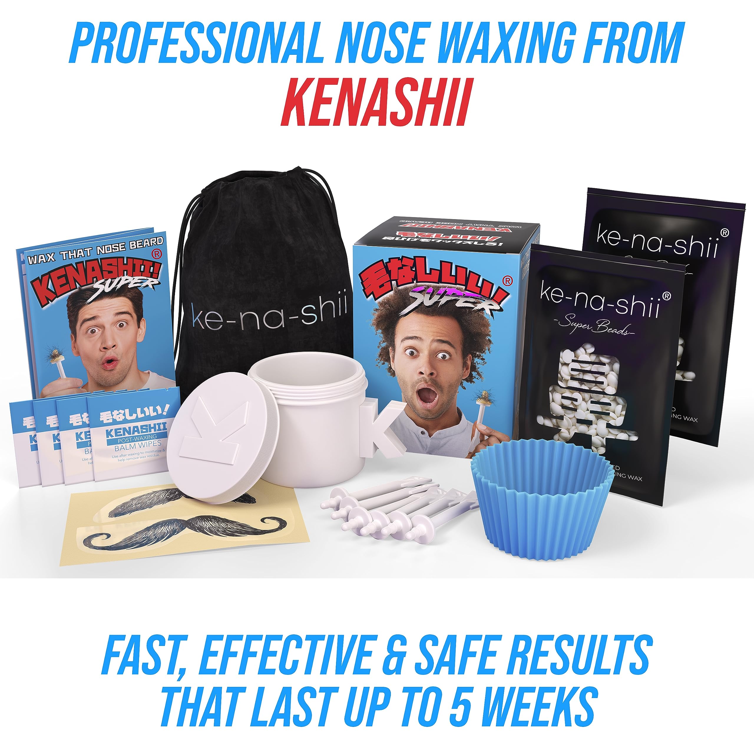 Kenashii balm wipes provide skin comfort during waxing