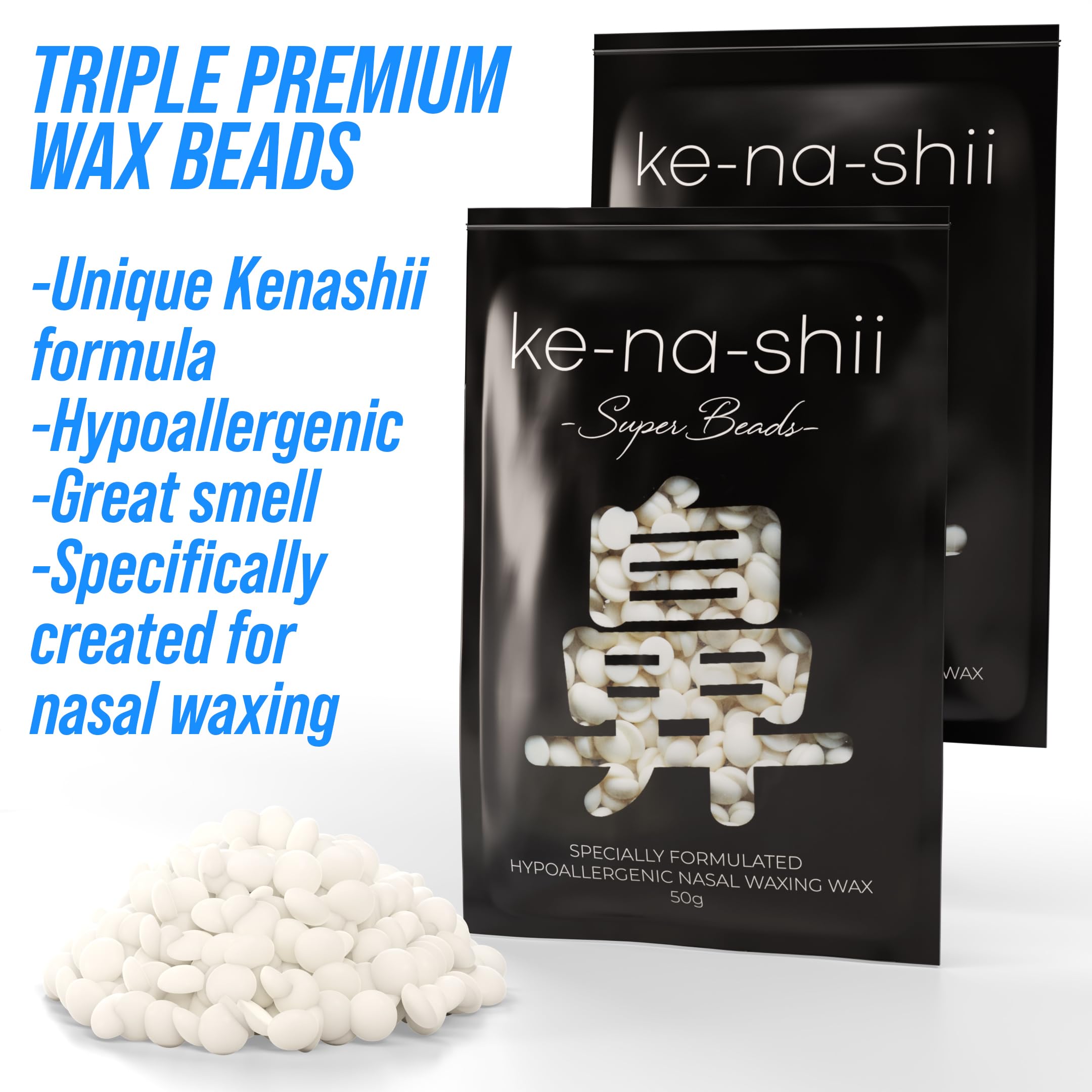 Kenashii nose waxing kit supports ear hair removal use