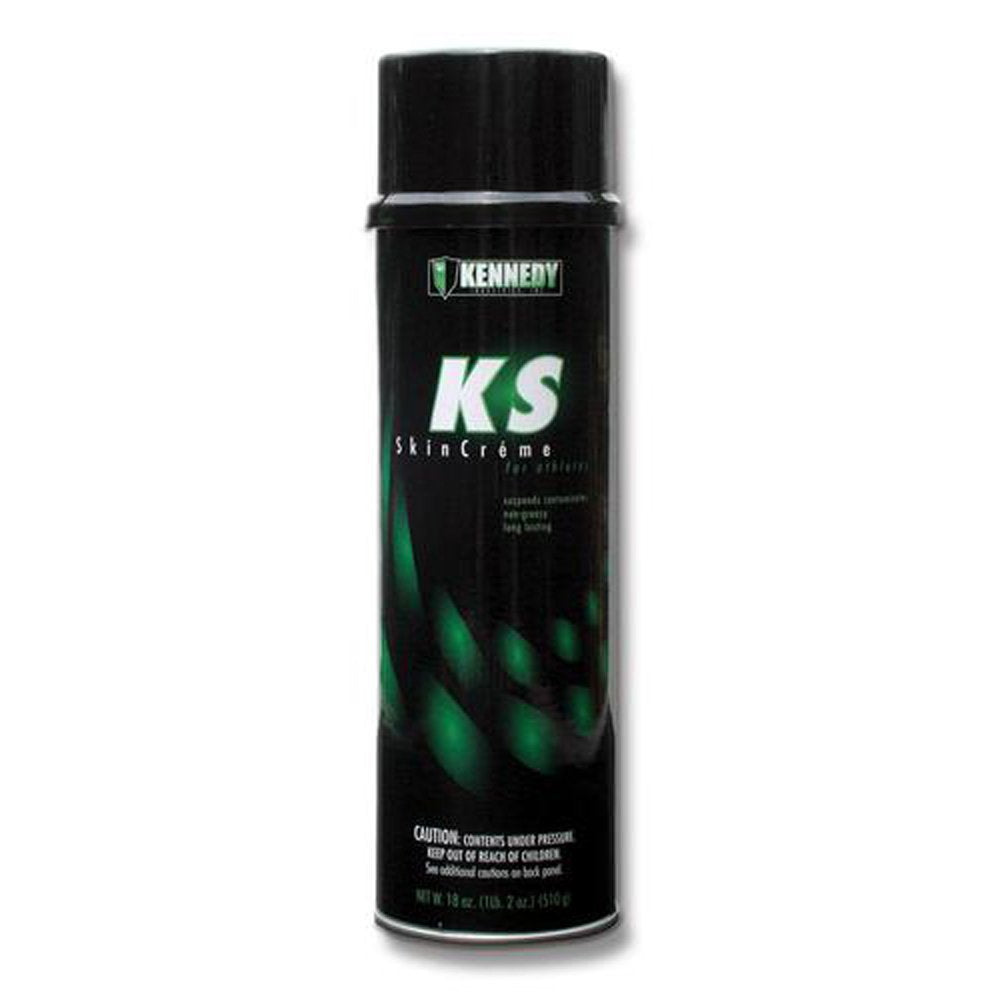 Kennedy KS Skin Creme 18oz can protects skin during wrestling, reducing contact with contaminants.